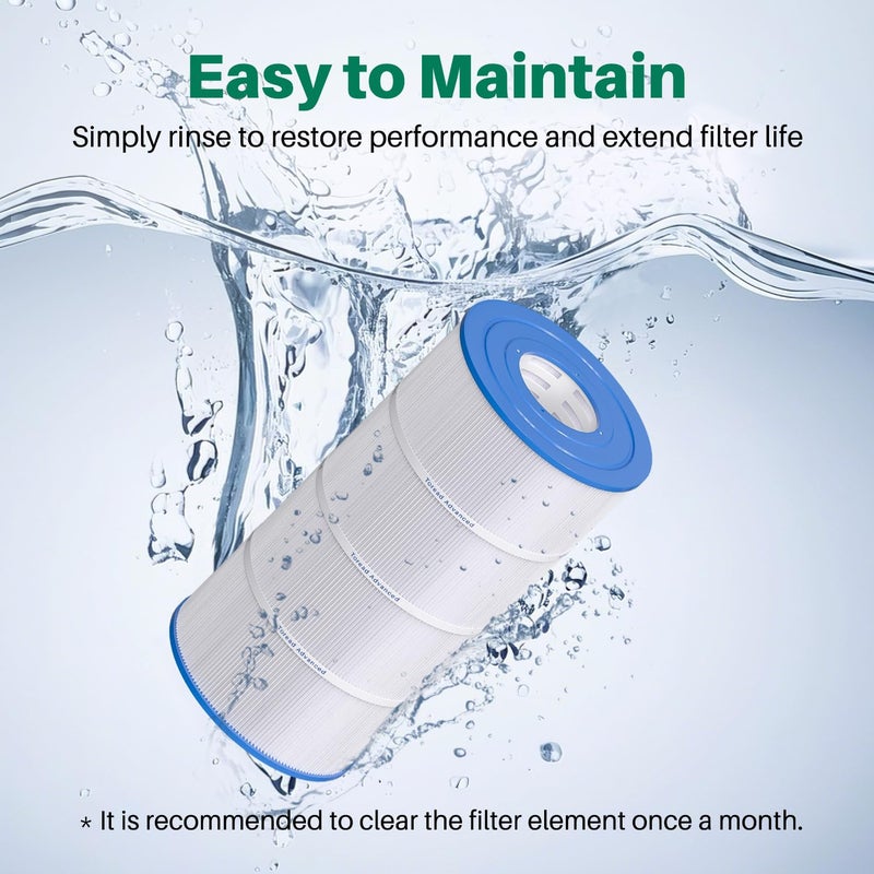 TOREAD Replacement for Pool Filter PA90, CX900RE, C900, Unicel C-8409, Filbur FC-1292, Posi-Clear Sta-Rite PXC95, Clearwater II ProClean 100, Aladdin 19002, 25230-0095S, 1 Pack - Image 4